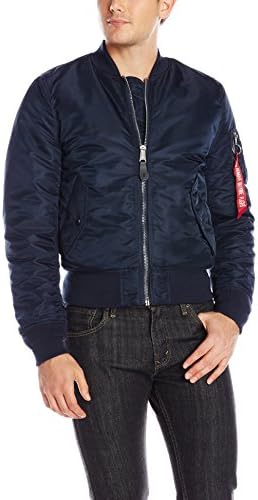 Alpha IndustriesMA-1 Slim Fit Bomber Flight Jacket - Fighter Pilot Flight Jacket