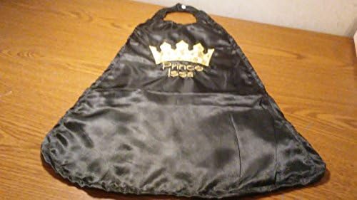 Baby Boy Smash Cake First Birthday Satin Prince OR King Crown Cape black and gold
