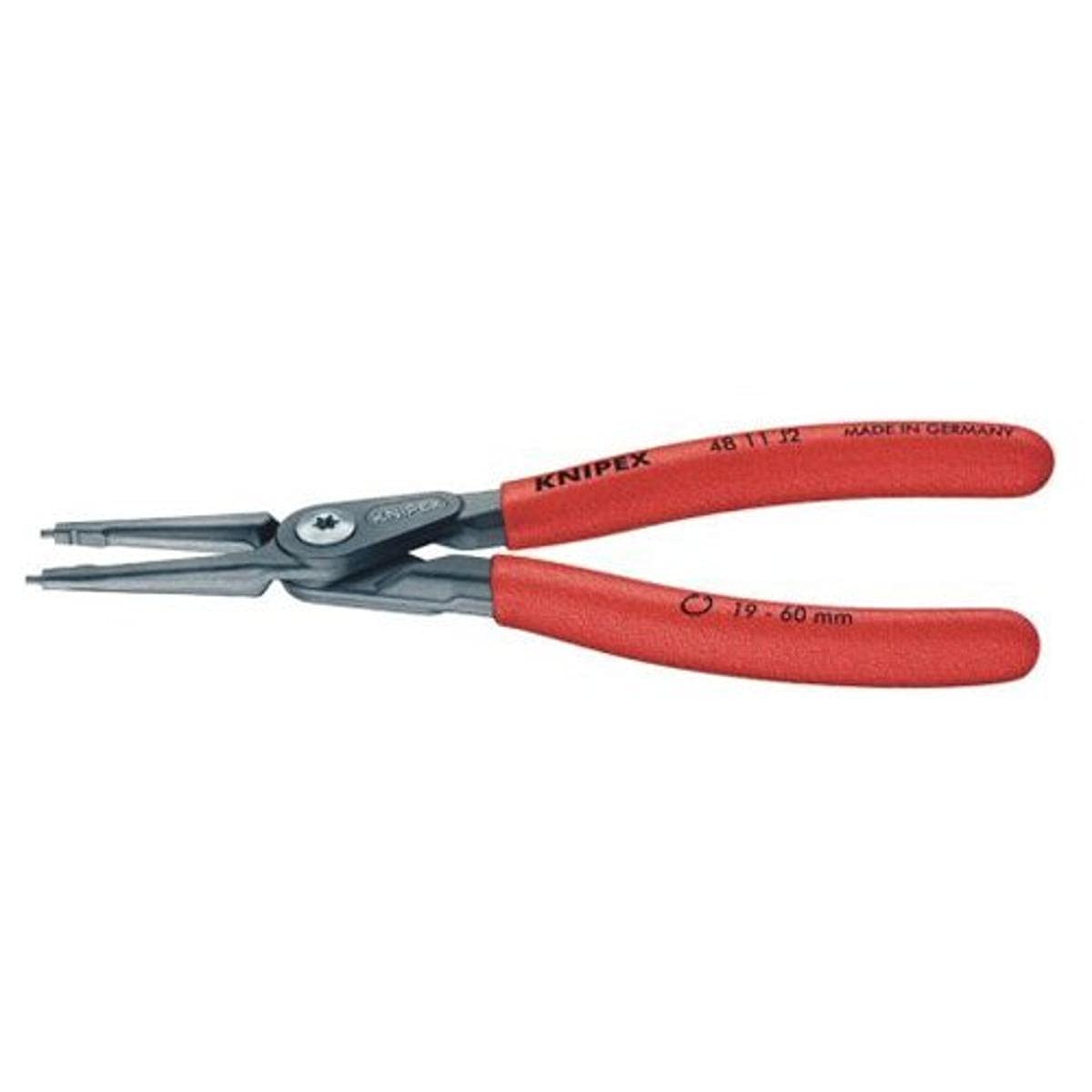 Knipex 75080 225mm Internal Straight Tip Circlip Pliers 40-100mm Capacity