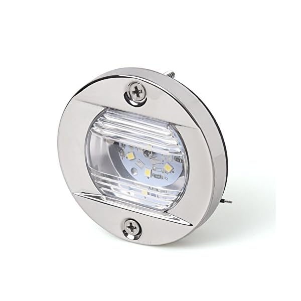 Round-Navigation-Light-Polished-Marine-Stainless-LED-Transom-Mount-Stern-Anchor