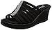 Skechers Cali Women's Rumblers Hot Shot Wedge Sandal,Black,8 M US