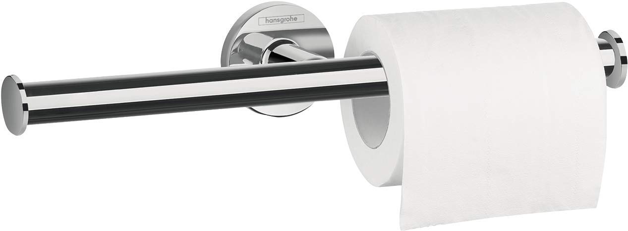hansgrohe 41717000 Logis Universal Spare Toilet Roll Holder Bathroom Accessories, Chrome