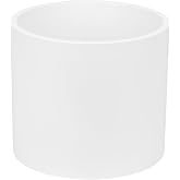 6" PVC Pipe Coupling Adapter Pipe Fittings (Socket x Socket) Contractor Pack Schedule 40 Heavy Duty 6 Inch PVC Slip Socket Connectors for DIY PVC Shelf Garden Support Structure, White