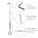 KAMaster 18” Ash Tool Large Ash Poker Big Green Egg Accessories Kamado Grill Joe Ash Removal Tool Ash Rake Cleaning Tools Wood Corner Cleaner Accessories
