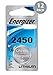 Energizer CR2450 Lithium Battery, 3v ECR2450, 12 PK by Energizer