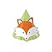 Forest Fox Child Size Party Hats 8 Per Pack