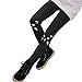 Govc Girls Winter Warm Fleece Lined Elastic Waist Velvet Stretchy Thick Leggings(Black Cat,M)