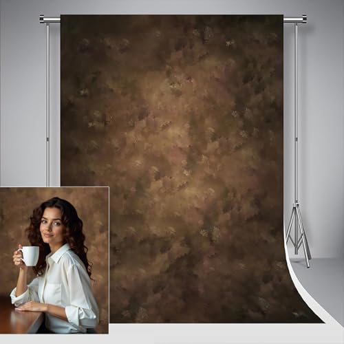 Kate Fotografie Hintergründe 3x6m Abstrakte Strukturierte Foto Hintergrund Retro Brown Fotografie Hintergründe für Neugeborene Fotografie Portrait Stu