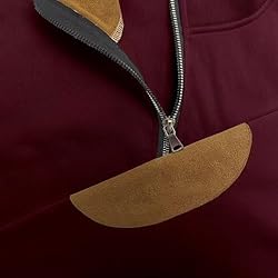 Mens Quarter Zip Pullover Vintage Fashion Long