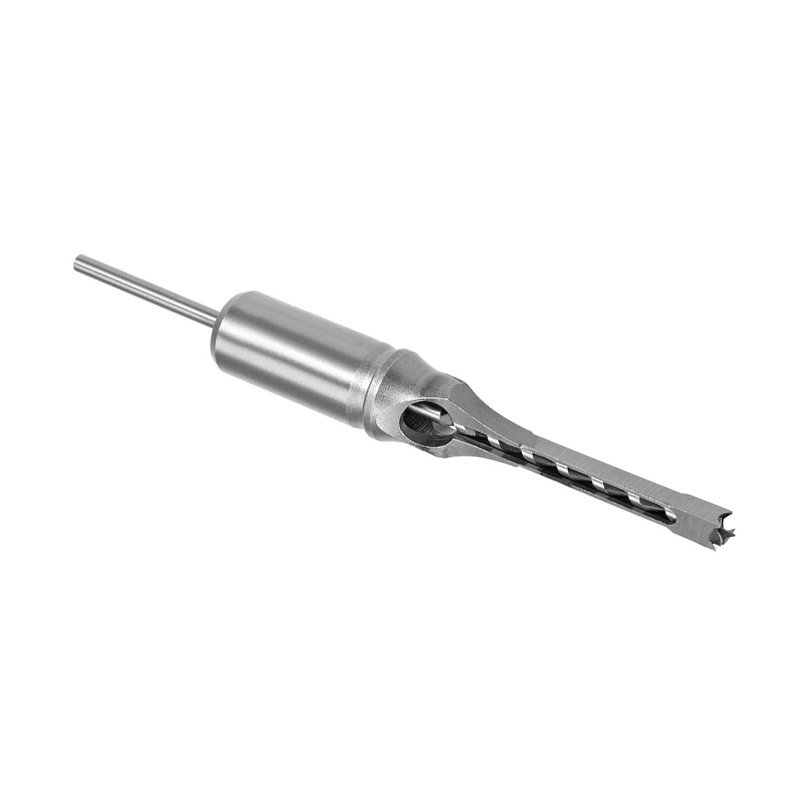 CoCud Square Hole Drill Bit, 1/4"x6.3" High Carbon Steel Square Eye Hollow Chisel Auger with Case - (Applications: for Woodworking Drilling & Repairing)