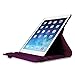 Fintie Purple iPad Mini 3/2/1 Case - 360 Rotating Stand - Auto Sleep/Wake - Shockproof - Everyday Use, Travel, Protective Case