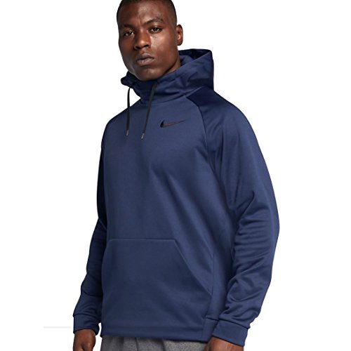 NIKE Men's Therma Dri-Fit Training Hoodie Binary Blue/Black 826671 429 (m)
