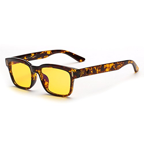 Rnow Yellow Tinted Computer Sunglasses Eye Strain Perfect For Gaming