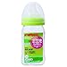 Pigeon Breast Milk Feel the Heat Baby Bottles Glass 160ml Light Green