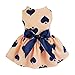Fitwarm Sweetie Ribbon Pet Clothes Dog Dress Vest Shirts Sundress, XXS