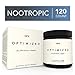 HPX Optimized by Brendon Burchard - 120 Capsules - High Performance Nootropic - Premium Brain Booster Supplement for Enhanced Focus, Memory, Energy & Endurance - Caffeine Free, Non-GMO