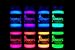 Midnight Glo UV Paint Acrylic Black Light Reactive Bright Neon Colors Set of 8 Bottles Great for Crafts, Art & DIY Projects, Blacklight Party(0.75 oz)