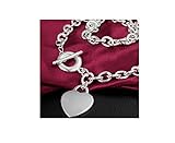 Pixel Jewelry 1985 - Fashion 925 Sterling Silver Chain Girl Beautiful Necklace with Pendant Women Type 16
