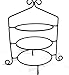 Wrought Iron Pie Stand/Rack Triple Tier Hand Made