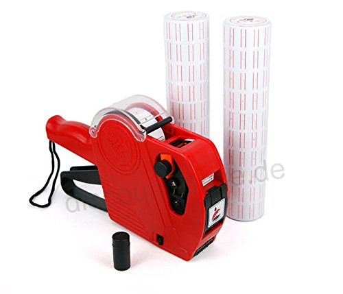 Discountoase MX-5500 EOS Professional Price Labeller Set Including White Labels and 1 roll of red Labels with"Sonderpreis" Lettering