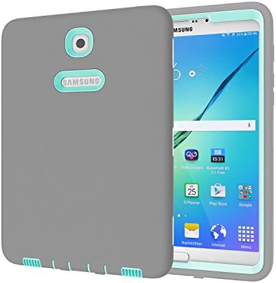 Ycxbox Samsung Galaxy Tab S2 8.0" Case,Hybrid Galaxy Tab S2 8.0 Case Cover,Rugged Heavy Duty Kids Proof Protective Case for SM-T710 / SM-T713 /SM-T715 2017
