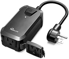 Smart Dimmer Plug Treatlife Outdoor Smart Plug Works with Alexa and Google Home, Light Dimmer APP Remote Control, Max...