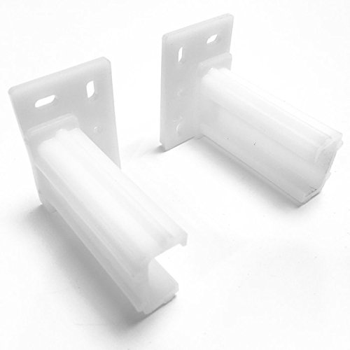 Rear Mounting Bracket Plastic For White Epoxy Drawer Slide L