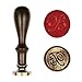 UNIQOOO Arts & Crafts Vintage Initial Letter B Wax Seal Stamp - Copper Stamp & Padauk Wood Handle - Exceptional Gift Idea for Artistic Types, Earthy Folks, and Everyone in-Between