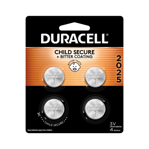 Batería de litio Duracell Cr2025 de 3 V-4un