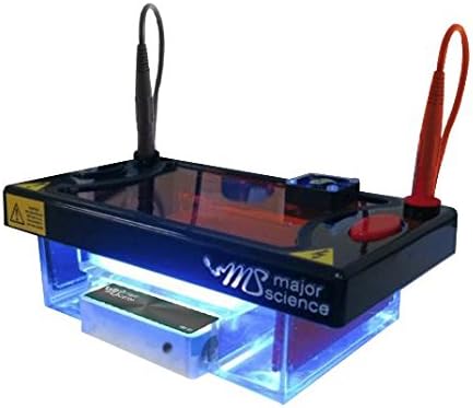 Major Science - Blue LED Light transilluminator for Viewing DNA Migration in Real Time