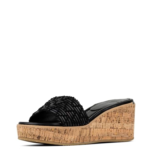 Donald Pliner Womens ALLEA Crochet, Black 7.5