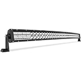 LED Light Bar AUTOSAVER88 42" Curved Led Work Light 460W 9D 46000LM, Updated Chipset Spot & Flood Combo Beam Off Road Driving Light Super Bright for Jeep Bumper Trucks Boats ATV, 3-Yr Warranty