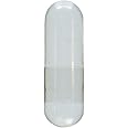 Empty Gelatin Capsules 0 Size -1000 Empty Capsules |Manufactured in North & South America|Kosher & Halal Certified |Gluten Fr