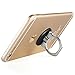 WizGear Universal Ring Grip with Stand Holder for Any Smartphones and Device - with 2 Mounts to Clip on The Finger Holder (Black)