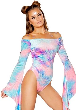 Rave Bodysuit- Velvet Long-Sleeved Gypsy