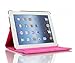 AiSMei Case for 9.7-Inch iPad 5th (2017)/ iPad 6th (2018)/ iPad Air (2015), Rotating Protective Case Cover w/Auto Wake/Sleep Function,Rose Pink