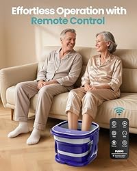 Puboo Collapsible Foot Spa with Heat and Remote