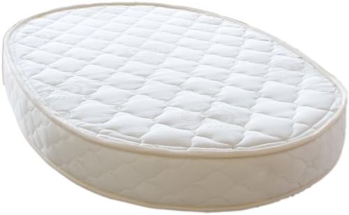 Lifekind Certified Organic Natural Rubber Latex Oval Crib Mattress