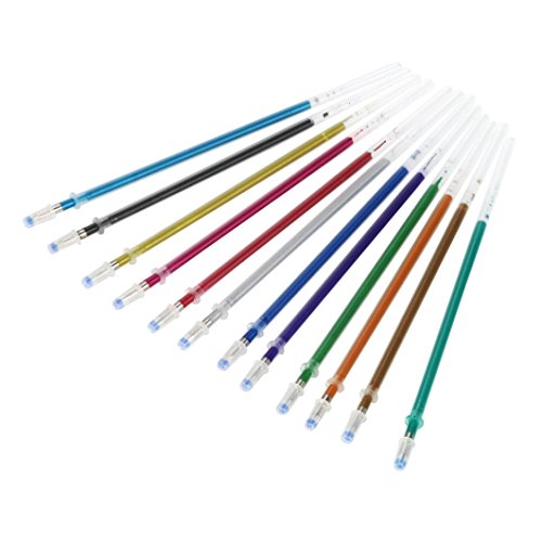 image for Lowprofile 48Pcs/12Pcs Colors Gel Refills Neon Glitter Markers Highlig