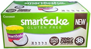 COCONUT SMARTCAKE (16 cakes): Gluten Free, Sugar Free, Starch Free + Keto + Paleo frienly