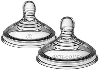Tommee Tippee Advanced Anti-Colic Teats, Variable Flow, Baby Feeding, BPA Free, Pack of 2, 2 Count (Pack of 1) - Image 4