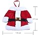 Warmstor 8 Pieces Christmas Santa Claus Silverware Holders Tableware Holder Knife Fork Pouch Bag for Xmas Tree, Restaurant Hotel Party Holiday Festival Celebration Table Decoration