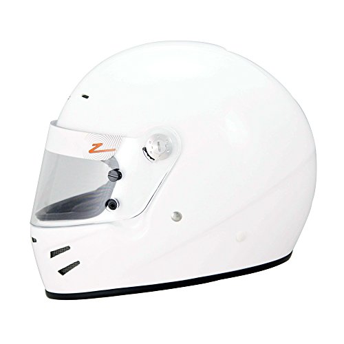 Zamp FSA-3 Auto Full Face Snell SA2015 Helmet White Large