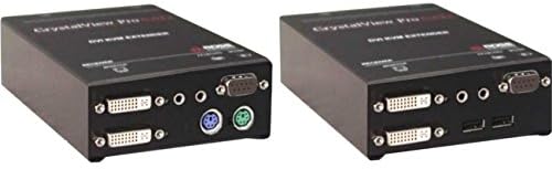 ROSE ELECTRONICS Rose Electronics Crk-2Dtxpd2d/Aud Crystalview Dvi Catx; Dual Access Digital Catx Kvm Extender, Dual Video, Dvi, Ps