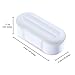 Blulu 12 Pieces Toilet Seat Bumpers Universal Seat Bumper Kit Replacement Bumpers with Strong Adhesive
