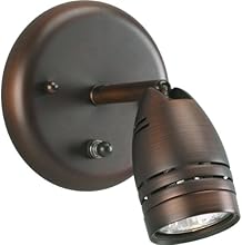 Progress Lighting P6154-174WB 1-Light Wall Mount Directional with On/Off Switch, Urban Bronze