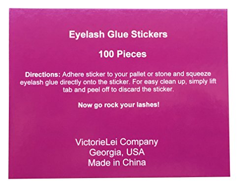 150pcs Eyelash Extension Adhesive Glue Stickers for Pallet or Jade Stone Application of Temporary False Lashes