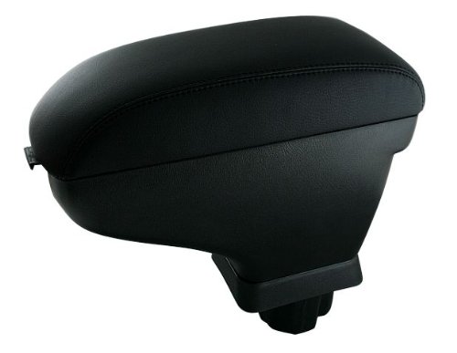 Black Leather Console Center Armrest for 07 08 09 10 11 Nissan Versa Tiida Sedan 5DR Hatchback HB 2007 2008 2009 2010 2011 Brand NEW On Sale Padding Latch--Phgiveu 10% Discount