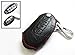 iJDMTOY Genuine Leather Remote Smart Key Fob Case Holder Cover For Nissan or Infiniti 4-Button Key Fobs (use only 4-button)