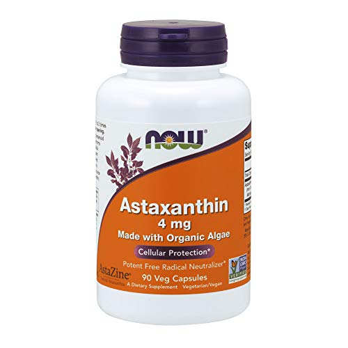 NOW® Astaxanthin, Organic, 4 mg, 90 Veg Capsules